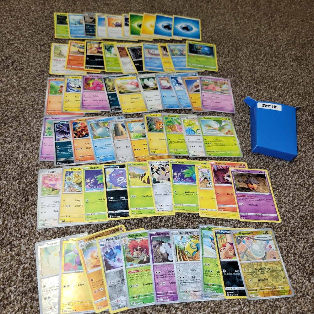 Pokemon Trading 60 card bulk Set 18